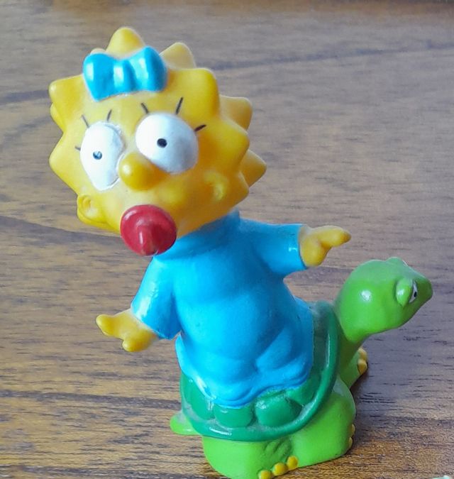 Figura vintage Maggie Simpson 1990