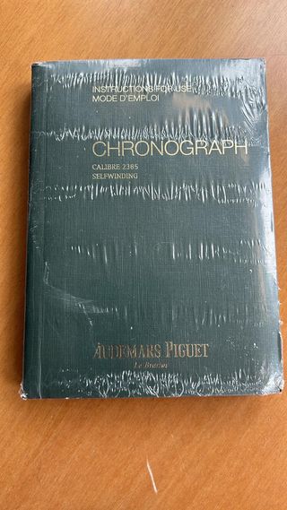 Instrucciones Audemars piguet