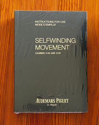 Instrucciones Audemars piguet