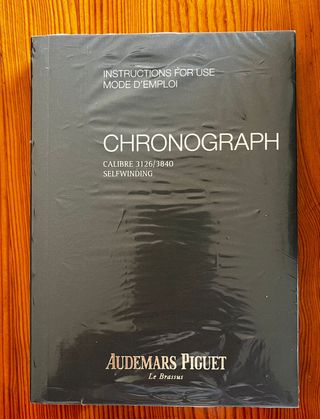 Instrucciones Audemars piguet