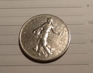 Moneda francesa de 1960 descatalogada