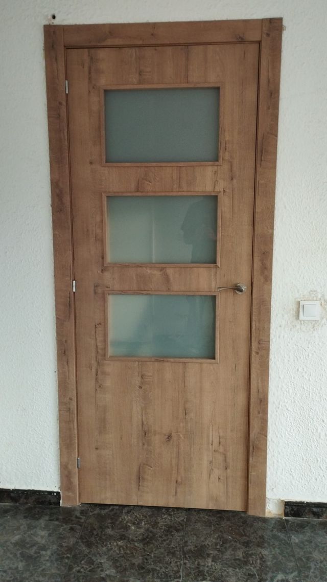 Puerta laminada o melamina Roble Gold