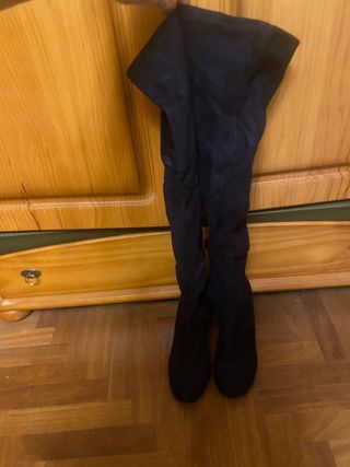 Botas altas azules en talla 40