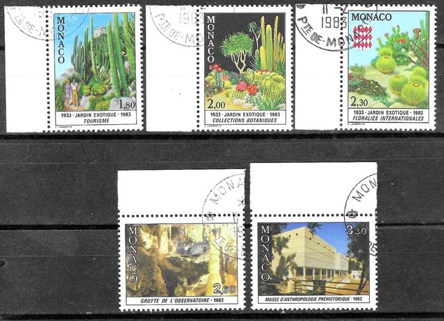 SELLOS USADOS DE MONACO YT 1360/ 64