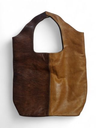Bolso de piel marrón 