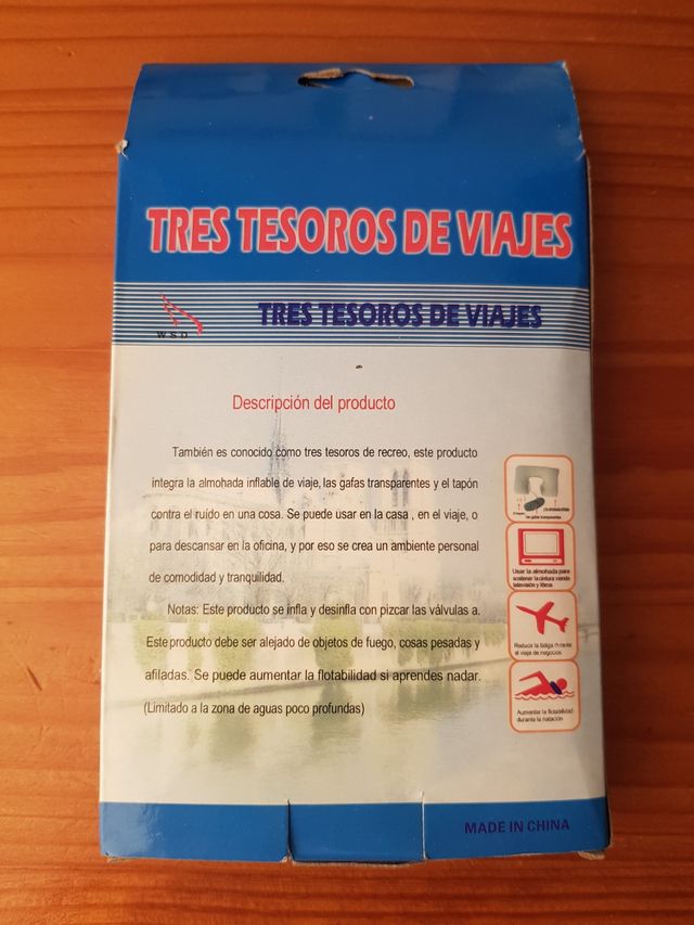 Kit de viaje: antifaz, cojín y tapones