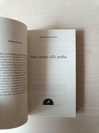 Nos vemos allá arriba (Pierre Lemaitre, 2014)