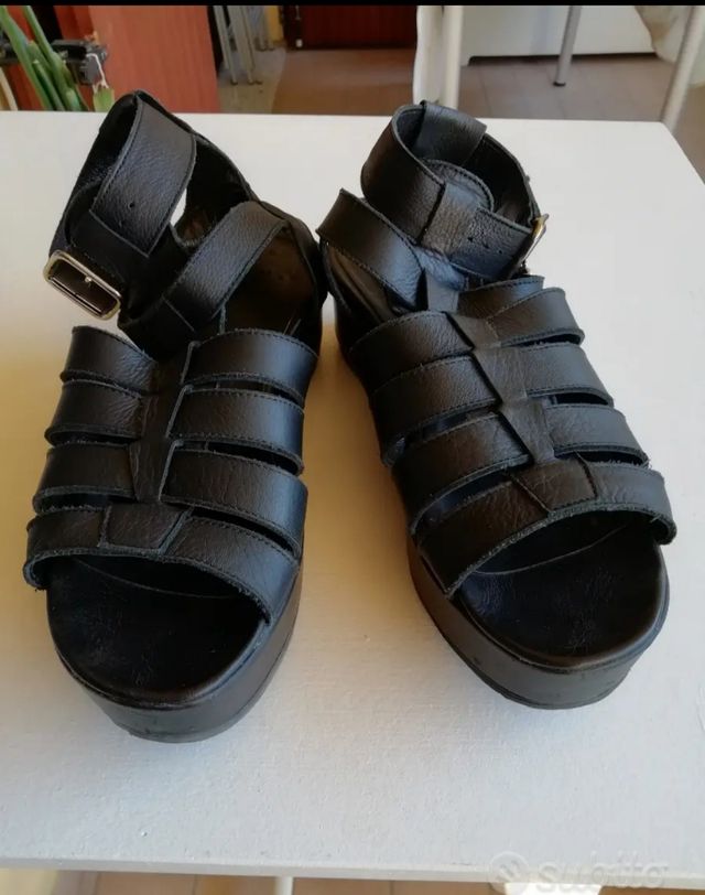 Sandali in pelle n°37 made in italy