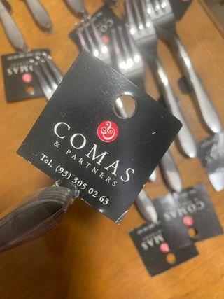 78 tenedores de postre acero inoxidable