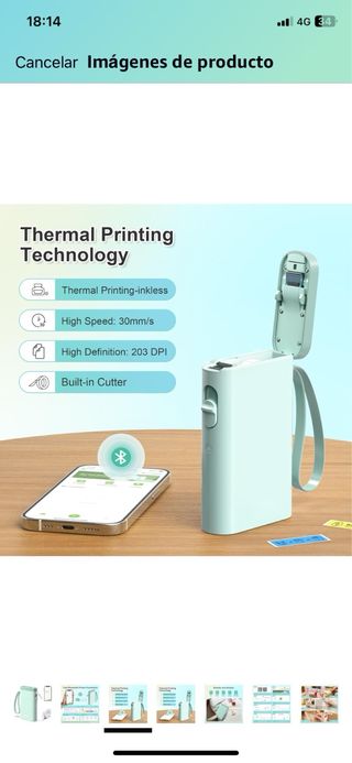 Máquina etiquetadora con cinta