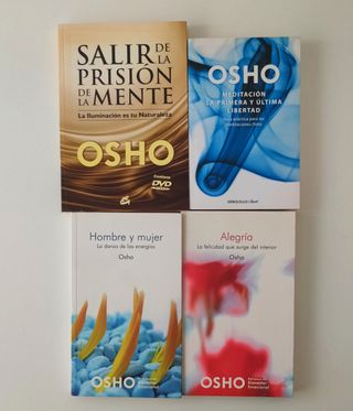 Lote 4 libros Osho
