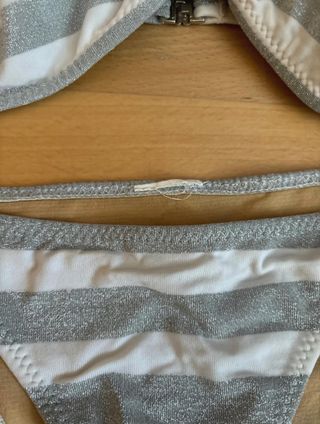 Bikini T.XS de rayas de Zara