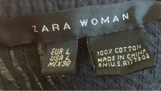 Falda negra de Zara