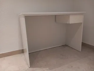 Mesa escritorio blanca luxe