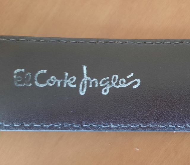 Cinturón caballero piel.