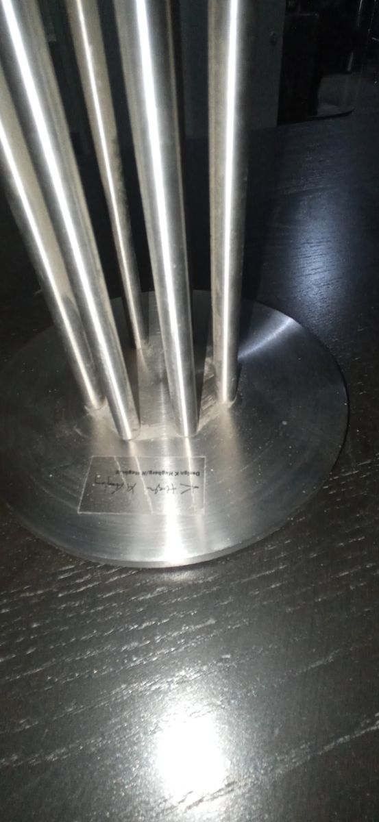 Candelabro acero inoxidable