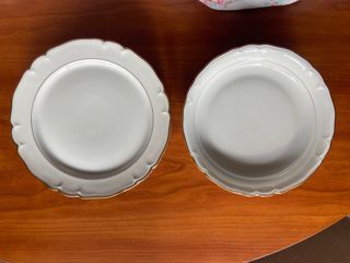 VAJILLA PORCELANA FRANCESA ANTIGUA LIMOGES