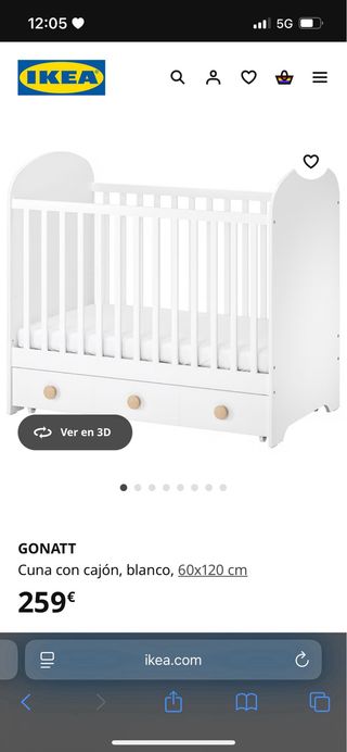 Cuna ikea GONAT