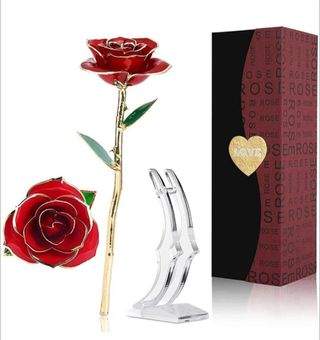 Rosa chapada oro 24 k