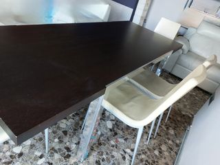Mesa comedor fija 220 cm y 6 sillas
