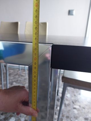 Mesa comedor fija 220 cm y 6 sillas