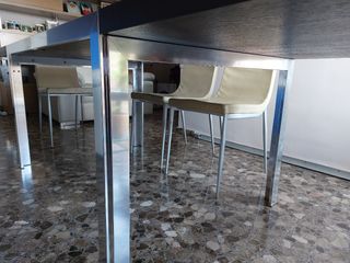 Mesa comedor fija 220 cm y 6 sillas