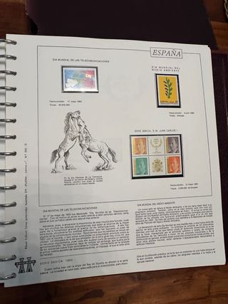 Álbum sellos España Completo y Nuevo 1992 a 1997