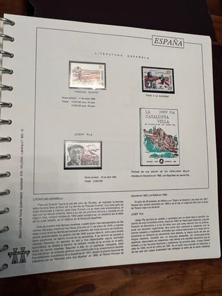 Álbum sellos España Completo y Nuevo 1992 a 1997
