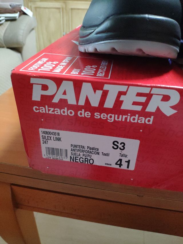 Botas de seguridad, con puntera hierro