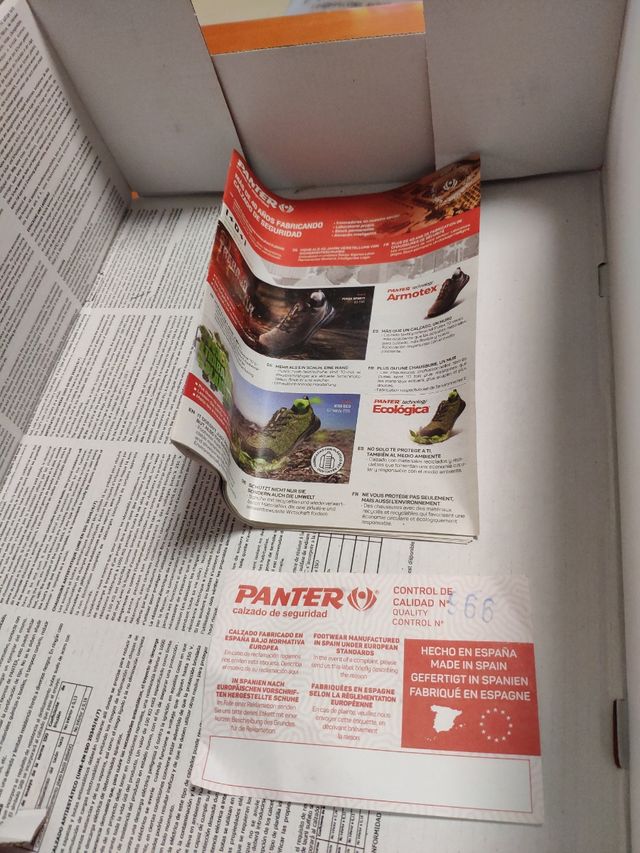 Botas de seguridad, con puntera hierro