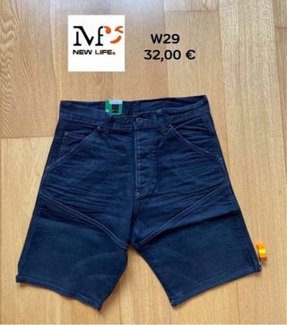 2 Bermudas vaqueras de hombre  (W29) G Star