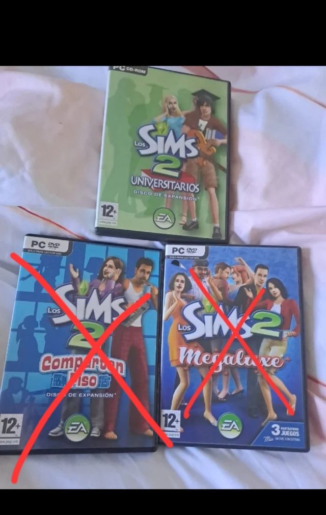Los sims 2 megadeluxe y expansiones