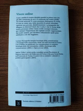 Libro "Vivere online" - L. Paccagnella