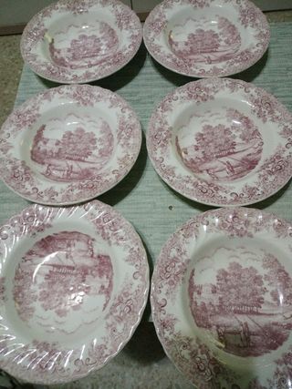 Vajilla antigua ceráminter,italiana