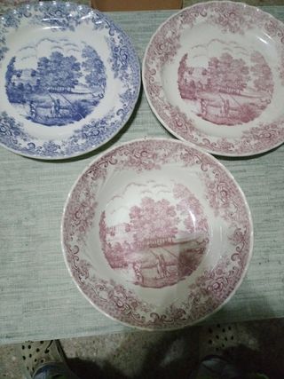 Vajilla antigua ceráminter,italiana