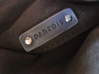 Bolso de Mano Azul Oscuro Parfois 27x20 CM