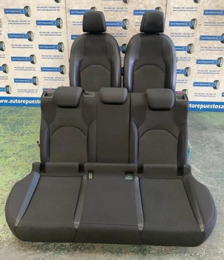 JUEGO ASIENTOS SEAT LEON 3 2015 FR CUERO TELA  