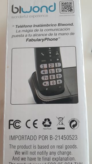 TELEFONO INALÁMBRICO FABULARY