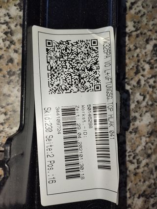 Rejilla paragolpes delantero VW Tiguan