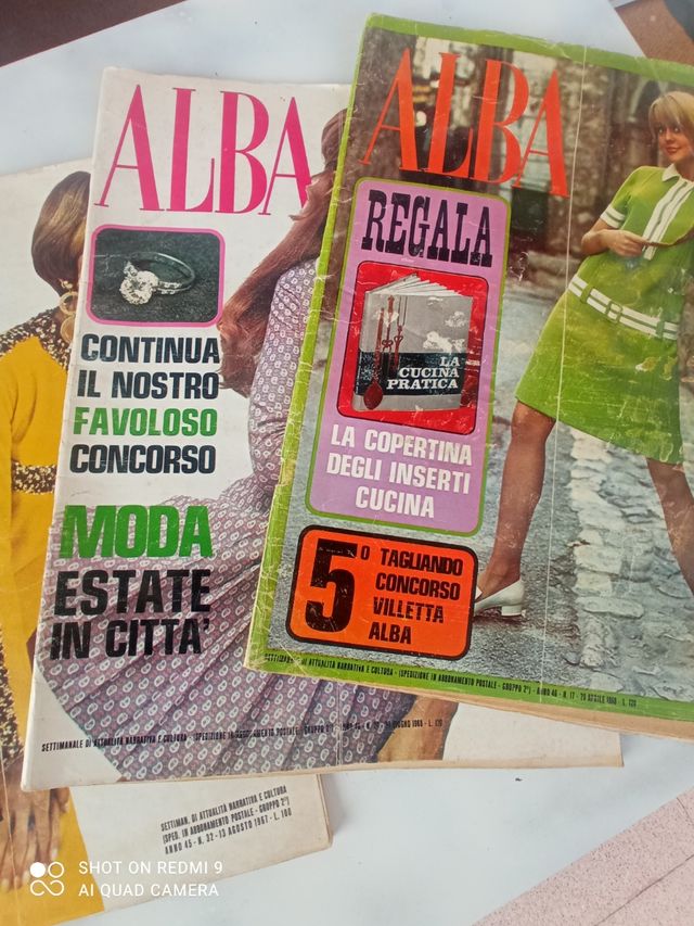 Vecchie riviste anni 66/67/68