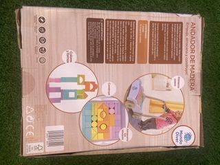 Andador bebé madera