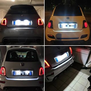 Abarth Fiat Led Plafón Matrícula Trasera