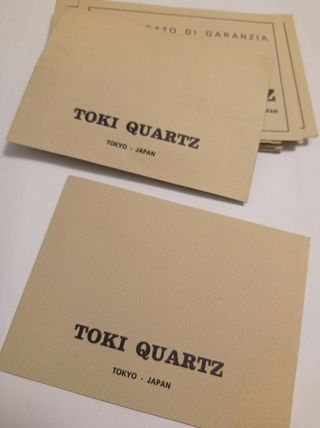 Garanzie vintage Toki