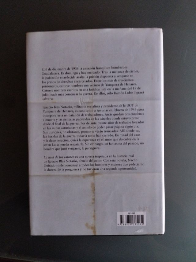 La lista de los catorce