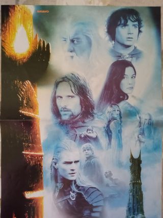 Poster largo ESDLA Las Dos Torres en alemán Bravo