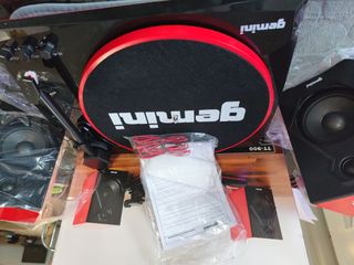 Géminis TT-900 Rojo |  Tocadiscos con Sistema de S