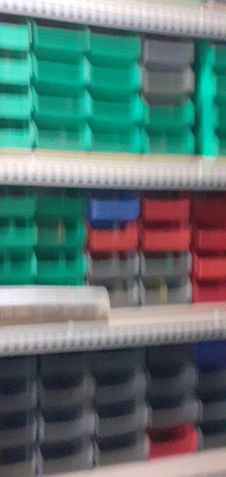 Cubetas de plástico almacenaje