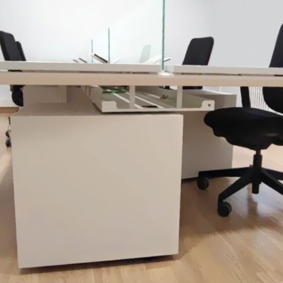 Mesa oficina 6 puestos STEELCASE