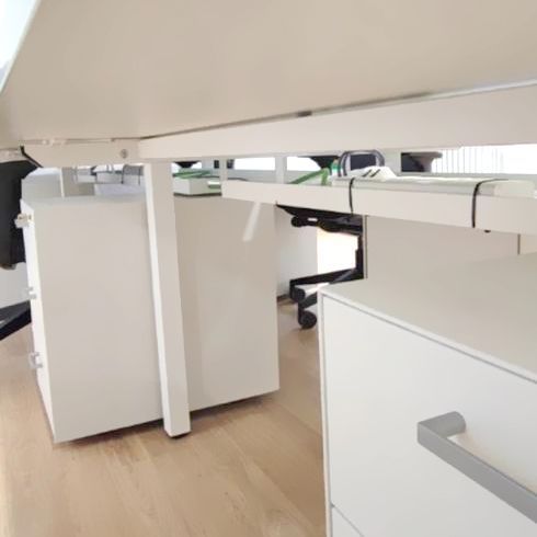 Mesa oficina 6 puestos STEELCASE