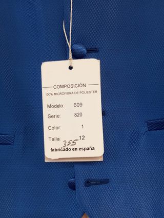 Traje comunión. Talla 12.